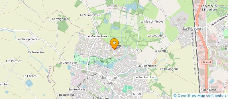 localisation de l'entreprise B-ENKI à MOUILLERON-LE-CAPTIF