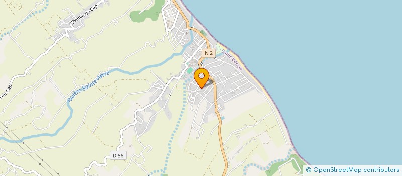 localisation de l'entreprise B. EST ALUMINIUM  SAINT-BENOIT