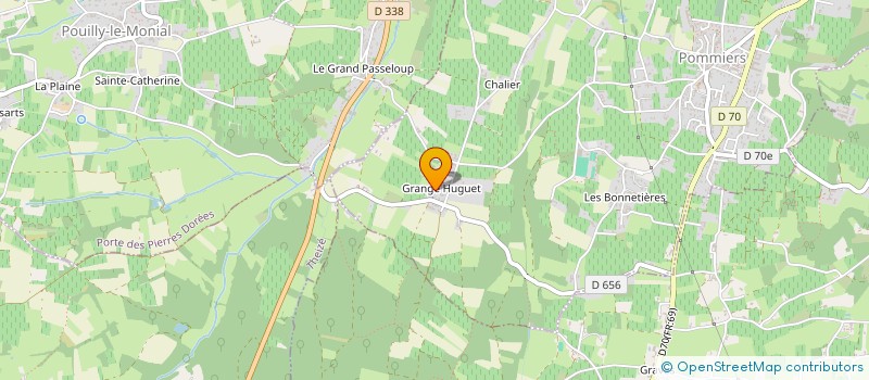 localisation de l'entreprise B-EST BATI CONCEPT  POMMIERS