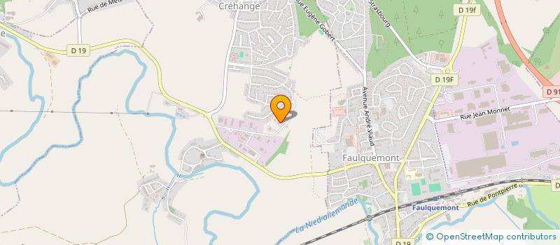 localisation de l'entreprise B'EST CAR'S  CREHANGE