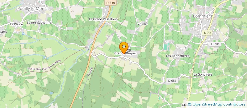 localisation de l'entreprise B-EST INVEST  POMMIERS