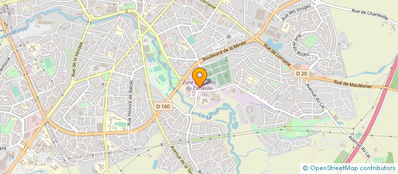 localisation de l'entreprise B ET B à CHOLET