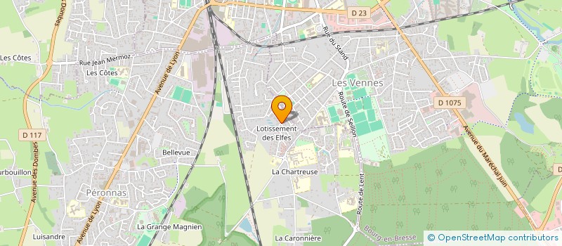 localisation de l'entreprise B ET B ASSOCIES à PERONNAS