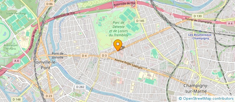 localisation de l'entreprise B ET B AUDIO à CHAMPIGNY-SUR-MARNE