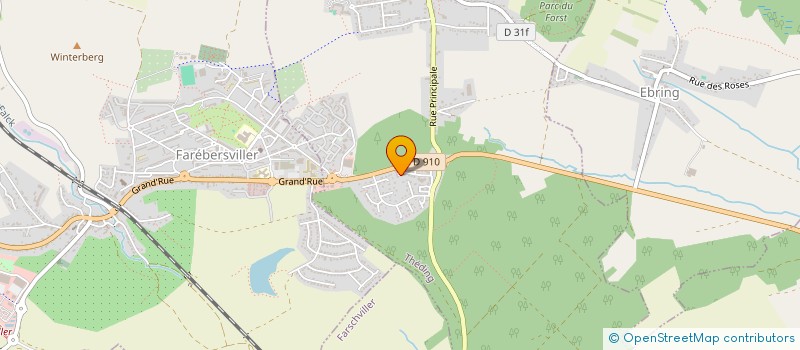 localisation de l'entreprise B ET B CONSULT  THEDING