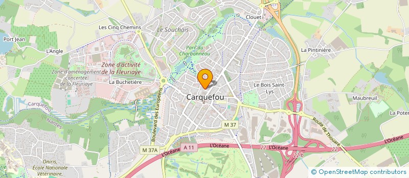 localisation de l'entreprise B ET B IMOBILIER à CARQUEFOU