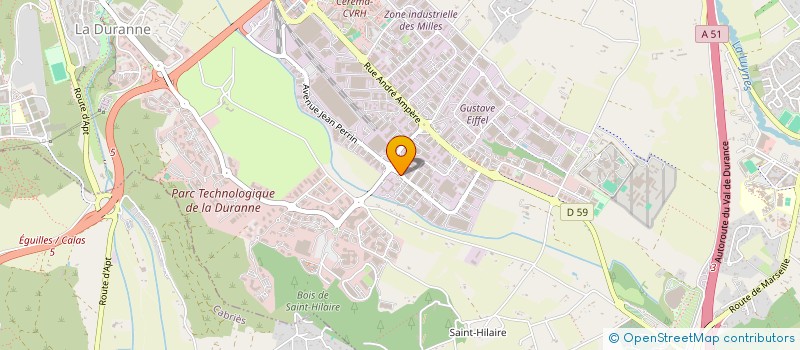localisation de l'entreprise B ET B ROUSSET à AIX-EN-PROVENCE