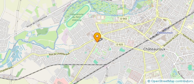 localisation de l'entreprise B ET C FORMATION à CHATEAUROUX