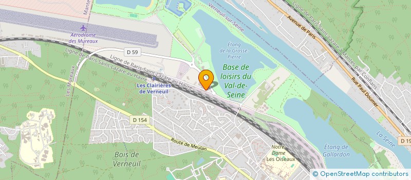 localisation de l'entreprise B ET CIE  VERNEUIL-SUR-SEINE