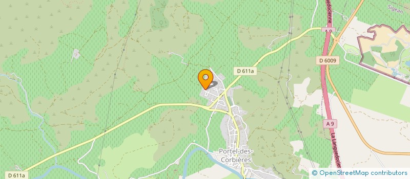 localisation de l'entreprise B ET F  PORTEL-DES-CORBIERES