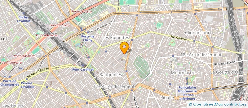 localisation de l'entreprise B ET G FINANCES  PARIS