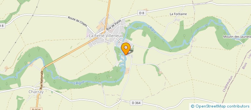 localisation de l'entreprise B ET H - TRANSPORT FUNERAIRE à CLOYES-LES-TROIS-RIVIERES