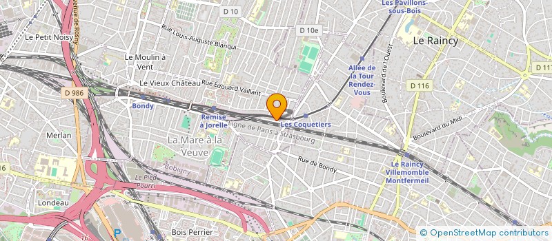 localisation de l'entreprise B ET K ELECTRONICS à BONDY