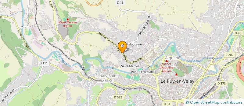 localisation de l'entreprise B ET L-R  ESPALY-SAINT-MARCEL