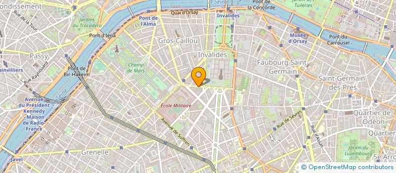 localisation de l'entreprise B ET L SARL à PARIS