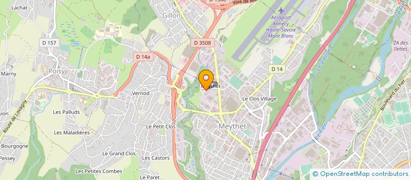 localisation de l'entreprise B ET N IMMOBILIER à ANNECY