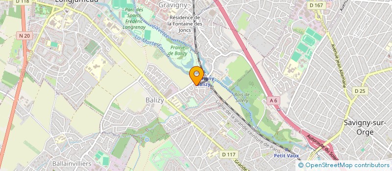 localisation de l'entreprise B ET S POUSSADA à LONGJUMEAU