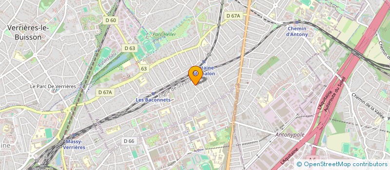 localisation de l'entreprise B ET T COMPAGNY à ANTONY