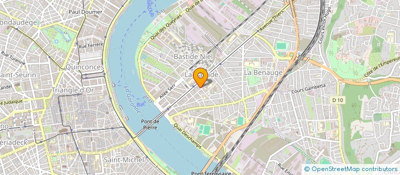 localisation de l'entreprise B.EVENT à BORDEAUX