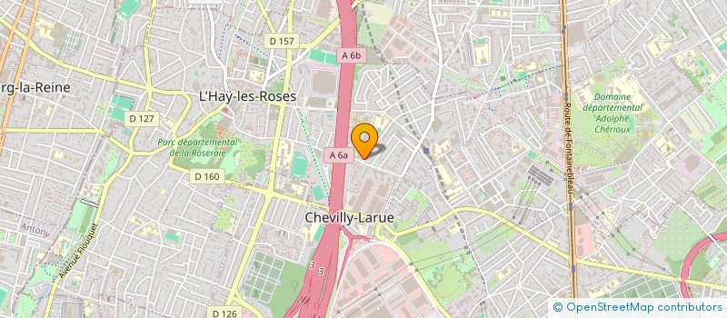 localisation de l'entreprise B EVENT AGENCY  L'HAY-LES-ROSES