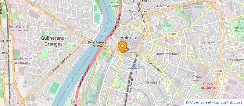 localisation de l'entreprise B-EVENTS  VALENCE