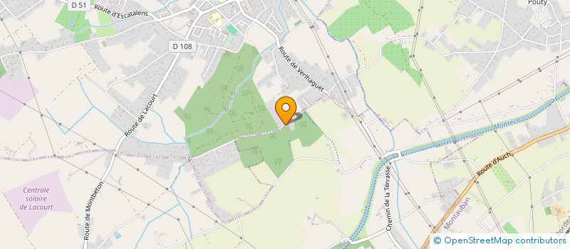 localisation de l'entreprise B'EVOLUTION  MONTBETON