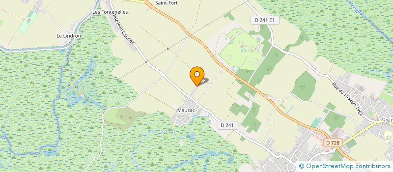 localisation de l'entreprise B. EXPORT  SAINT-JUST-LUZAC