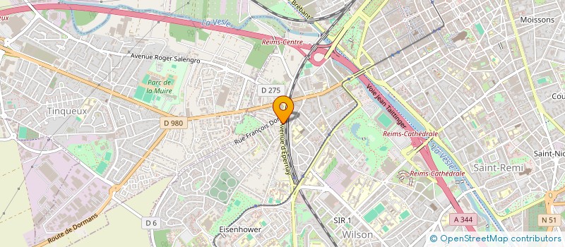 localisation de l'entreprise B-EXPORT (BAGDATLILAR EXPORT)  REIMS