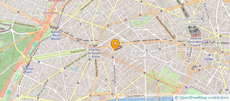 localisation de l'entreprise B.F.  PARIS