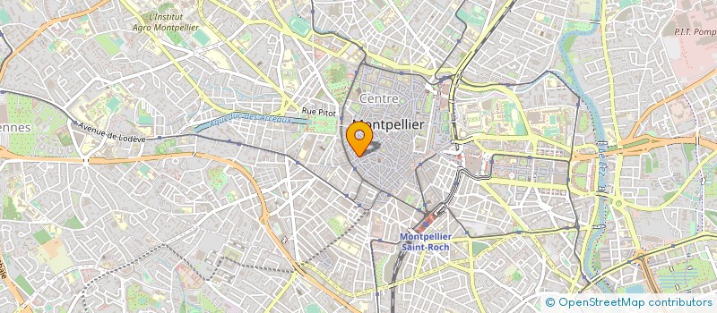 localisation de l'entreprise B.F à MONTPELLIER