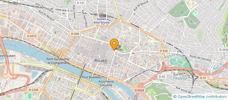 localisation de l'entreprise B F à ROUEN