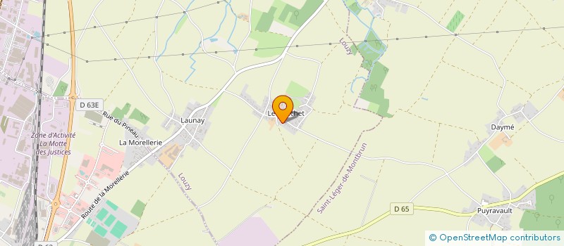 localisation de l'entreprise B.F.B.P  LOUZY