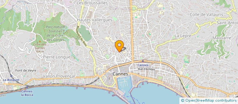 localisation de l'entreprise B&F BUILDING  CANNES