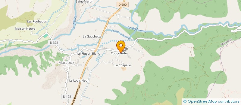 localisation de l'entreprise B.F.C FERMETURES  MARCOUX