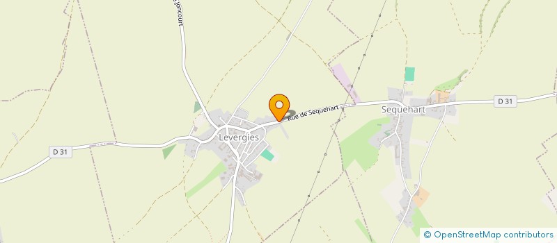 localisation de l'entreprise B.F.C.M.  LEVERGIES