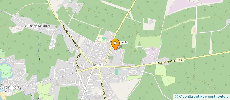 localisation de l'entreprise B&F CAPITAL  HOURTIN