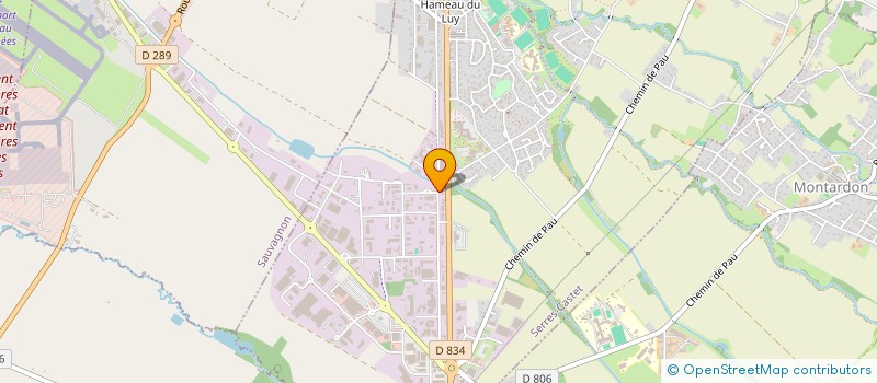 localisation de l'entreprise B F CONSTRUCTIONS  SERRES-CASTET