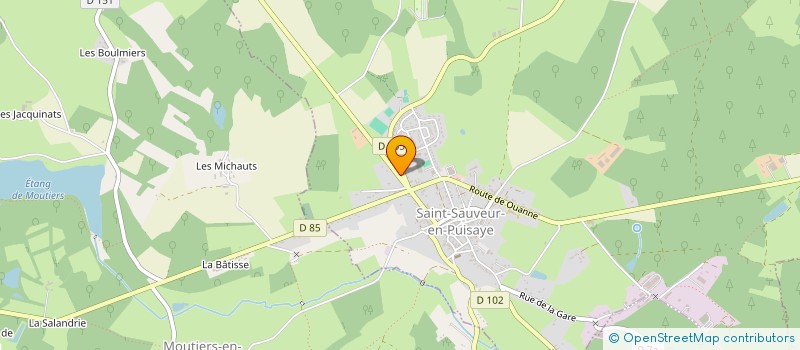 localisation de l'entreprise B F E C  SAINT-SAUVEUR-EN-PUISAYE