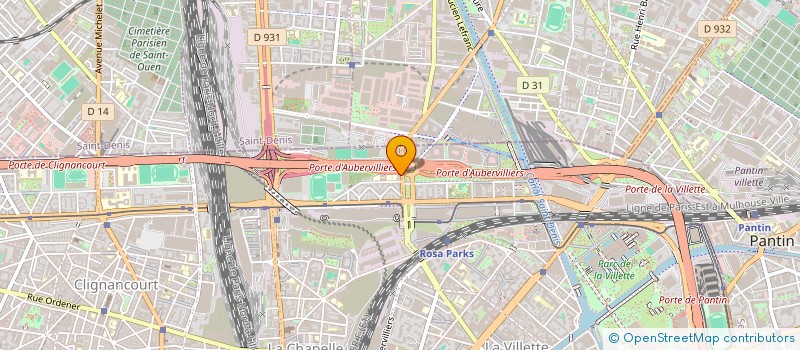 localisation de l'entreprise B.F. EXPRESS  PARIS