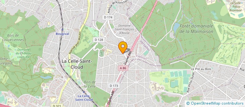 localisation de l'entreprise B.F.F. DECOR - RAVALEMENT  LA CELLE-SAINT-CLOUD