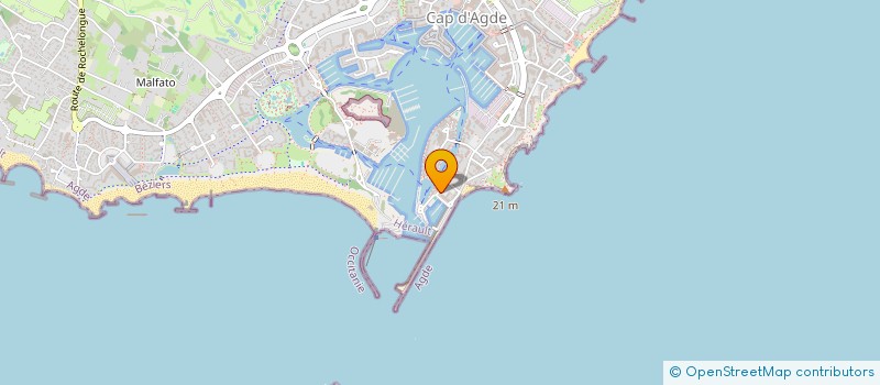 localisation de l'entreprise B-F FINANCE  AGDE