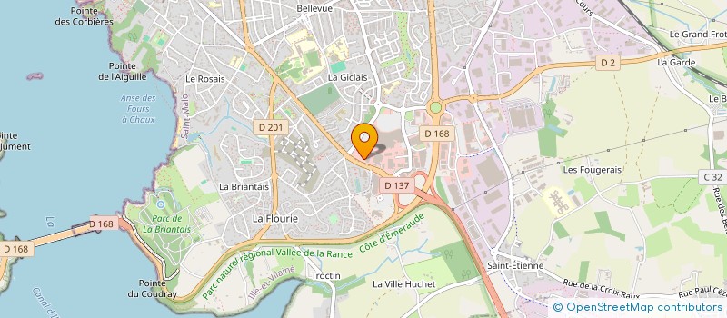localisation de l'entreprise B.F.G.P à SAINT-MALO