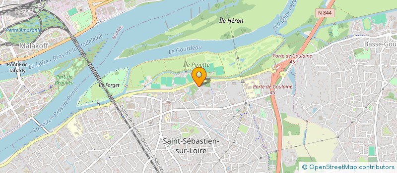 localisation de l'entreprise B.F.I à SAINT-SEBASTIEN-SUR-LOIRE