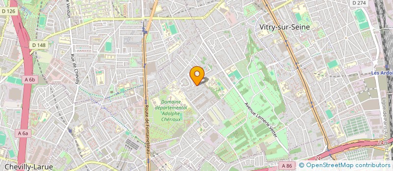 localisation de l'entreprise B.F.IMTIAZ à VITRY-SUR-SEINE