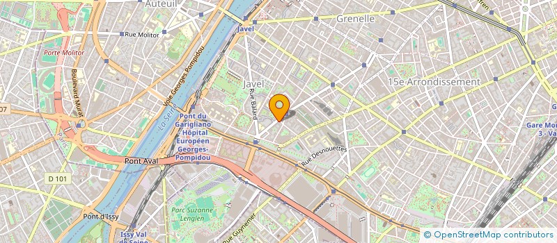 localisation de l'entreprise B.F.L.  PARIS