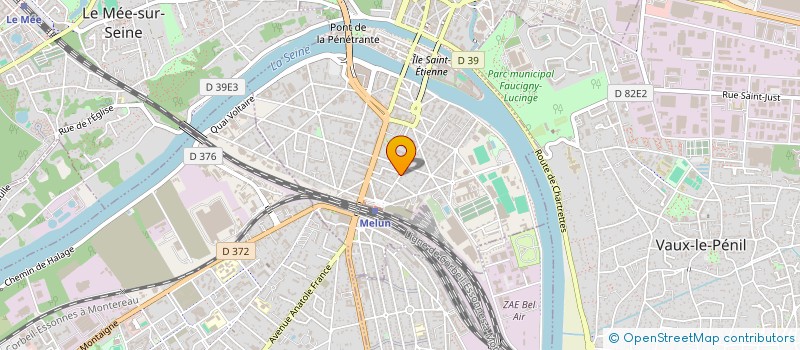 localisation de l'entreprise B.F.M.E. CONSEIL à MELUN