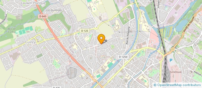 localisation de l'entreprise B.F.M.N. à DOUAI