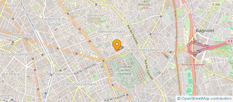 localisation de l'entreprise B F R  PARIS