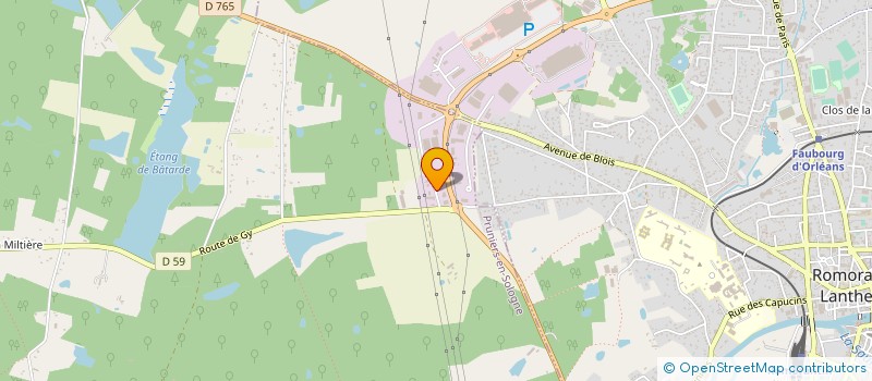 localisation de l'entreprise B.F.R MENAGER  VILLEFRANCHE-SUR-CHER