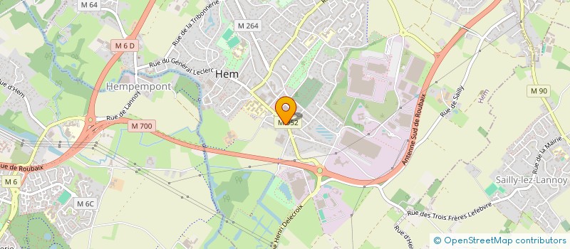 localisation de l'entreprise B&F SERVICES  HEM